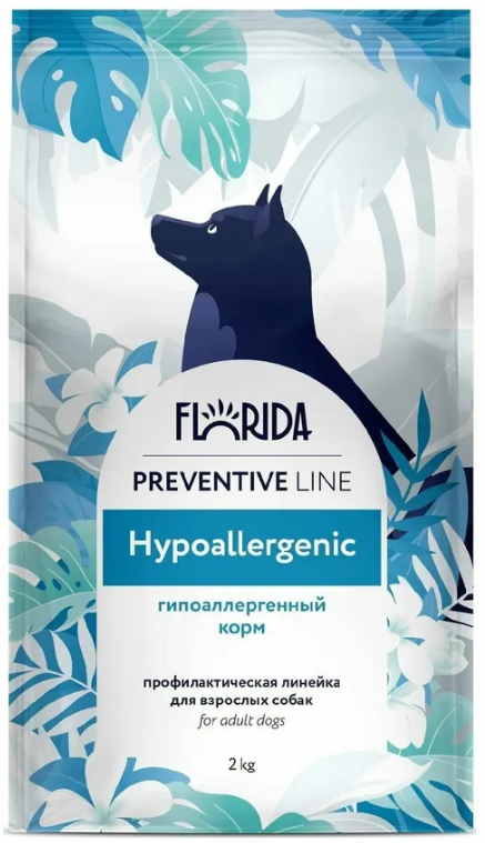 Florida Preventive Line Hypoallergenic сухой корм для собак &quot;Гипоаллергенный&quot; 2 кг