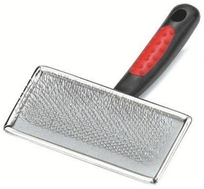 Пуходерка Hello-Pet металлическая средняя с каплей
