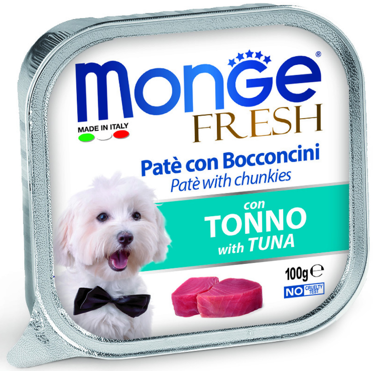Консервы ламистер Monge Dog Fresh консервы для собак тунец 100 г