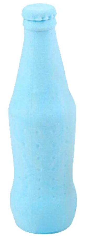 HomePet Foam TPR Puppy игрушка для собак, бутылка, голубая, 15х4.5 см