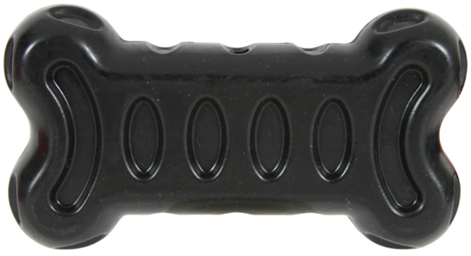 Zolux игрушка, серия Бабл, кость, термопластичная резина, 19 см, черная