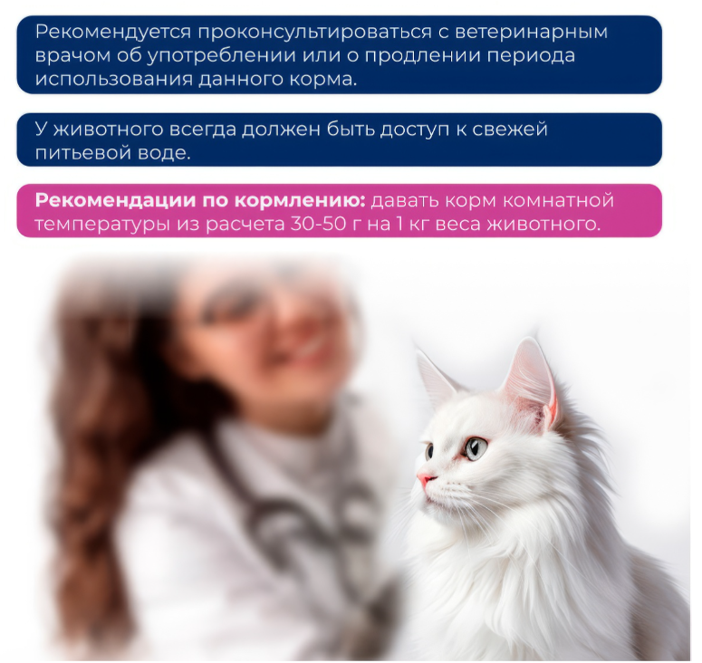 Корм Original Choice Vetdiet Renal Holistic (паштет) для кошек, профилактика болезней почек, 240 г