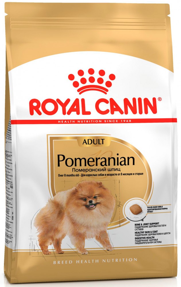 Корм Royal Canin Pomeranian Adult для взрослого померанского шпица