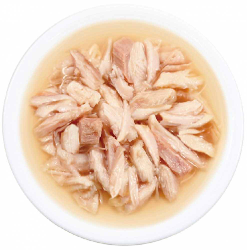 Консерва Инаба куриное филе с тунцом магуро со вкусом морского гребешка для кошек 80 г