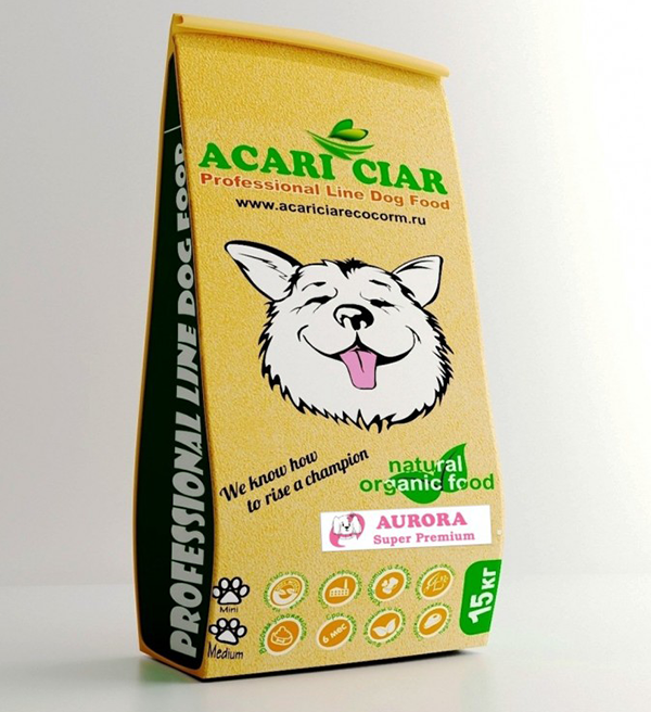Acari ciar - корм для собак РАЗВЕСНОЙ для средних и крупных пород с говядиной 1 кг