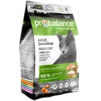 Корм ProBalance Sensitive для кошек с чувствительным пищеварением с курицей и рисом 10 кг