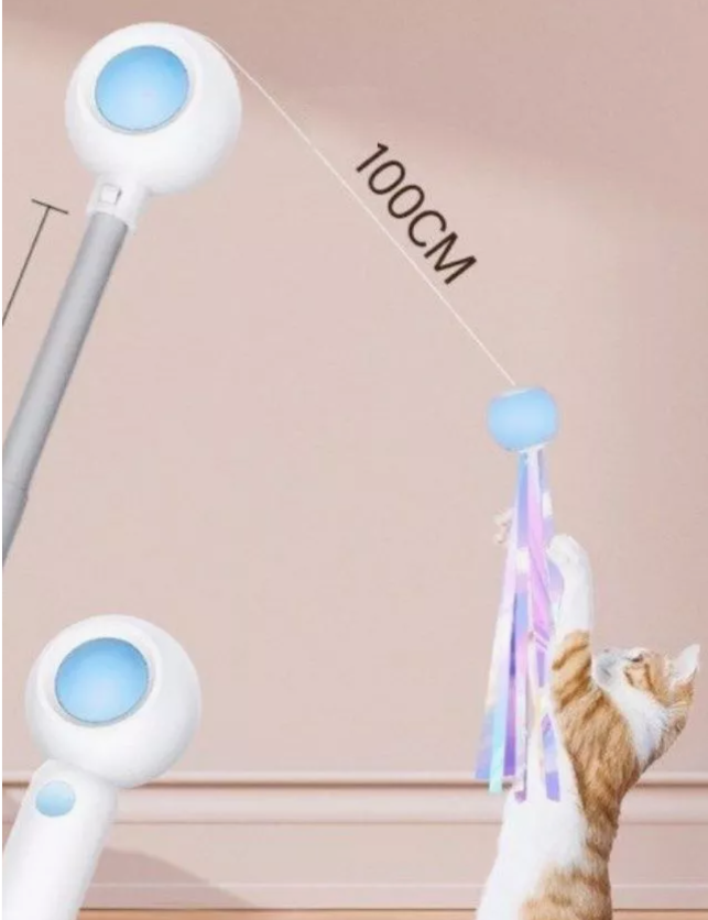 Игрушка Китай Лазерная дразнилка для кошек с батарейками (синяя) для кошек