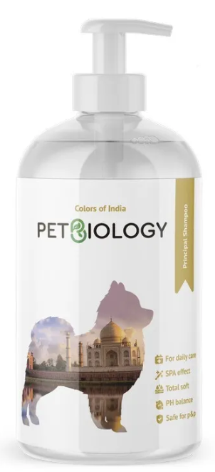 PETBIOLOGY Универсальный шампунь основной уход для собак и щенков с 3-х месяцев, Индия 300 мл