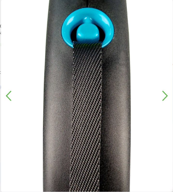 Рулетка Flexi Black Design S (до 15 кг) 5 м лента черный/синий